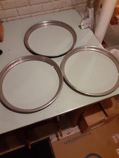 3 Used Ford 16 Inch Stainless Wheel Trim Beauty Rings Believed To Be Oem