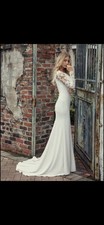 Wedding Gown, Size 16, Long Sleeve, Rebecca Ingram