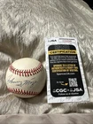 Johnny Mize Yankees Cardinals  Signed Autographed AL Baseball JSA Creamy White