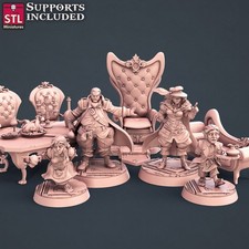 Guild Masters Set - STL Miniatures - Wargaming D D DnD