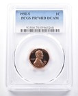 1991-S Lincoln Memorial Cent PR70 RD DCAM PCGS Blue Label *7595 — photo 1