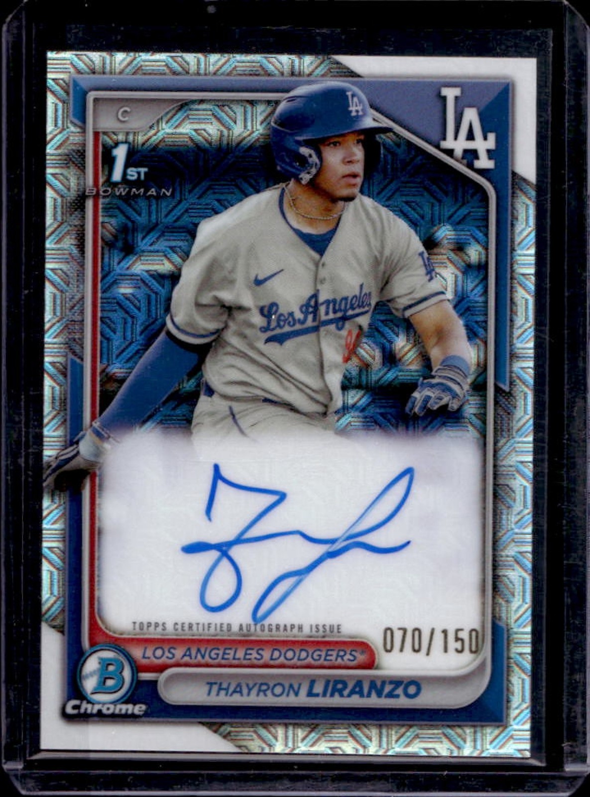 2024 Bowman Chrome Thayron Liranzo Auto HTA Choice Refractor 1st #70/150