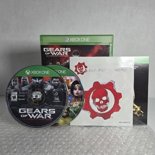 Gears Of War Ultimate Edition Rare Replay Xbox 1 One Game M Microsoft 2 Disc OEM