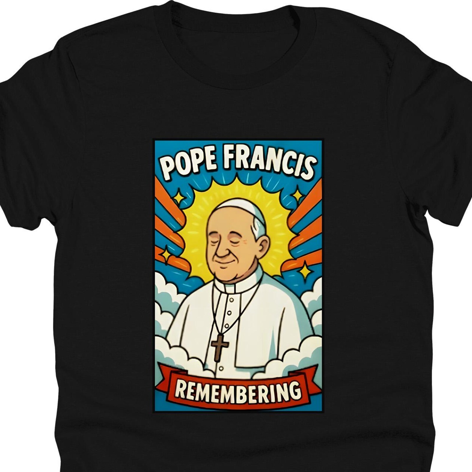 Pope Francis Faith Love Compassion Christian T-Shirt