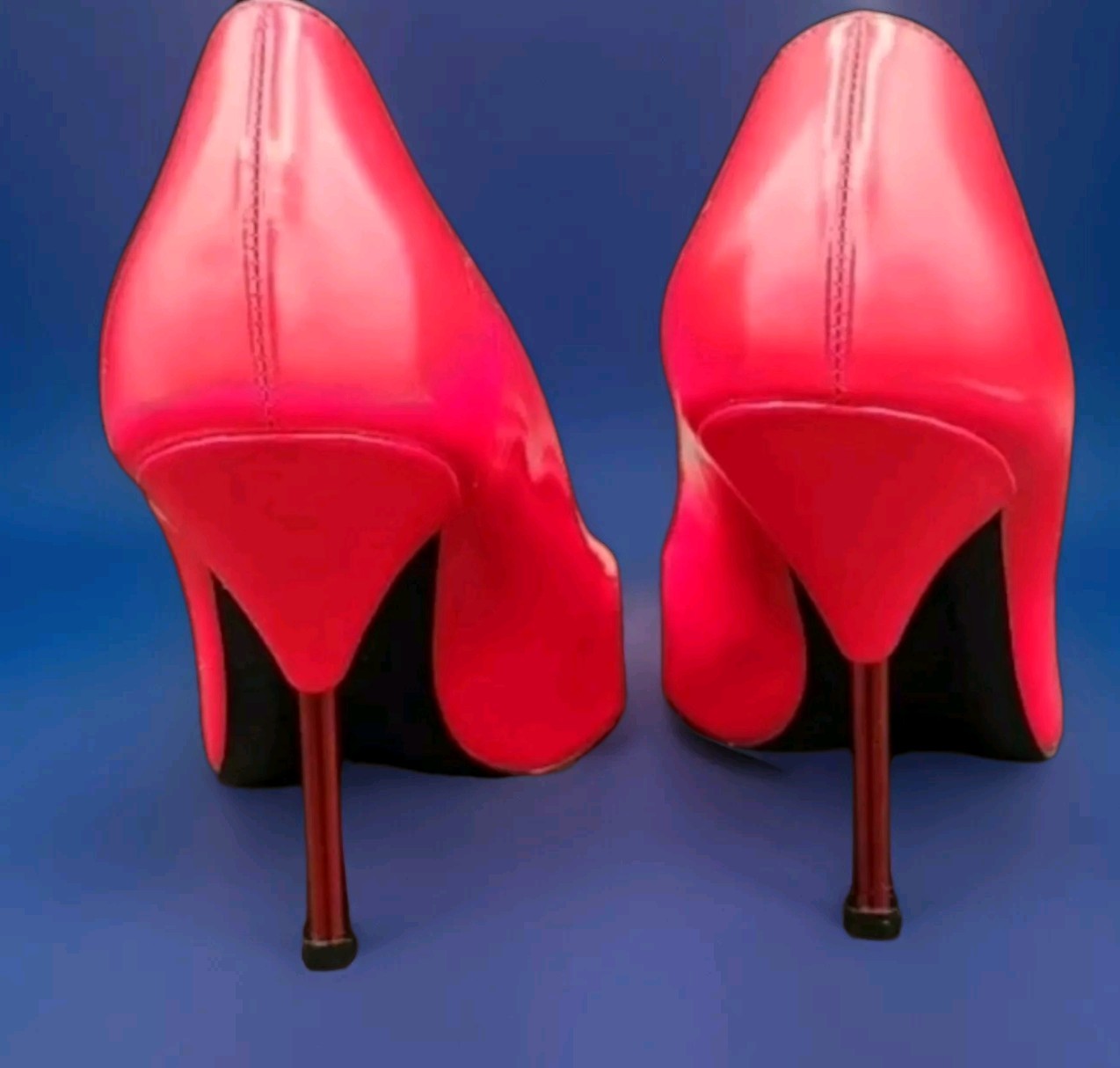 Alexander McQueen Heels Punk Spikes Stud Red Pointed EU-38 US-8 Sold-Out Read image 9