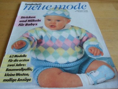 neue mode SONDERHEFT = UNSER  BABY  = stricken und  häkeln Nr. 4806