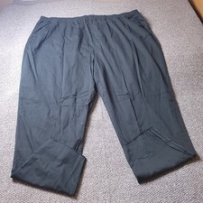 KingSize Pants Mens 7XL B x38 Big Tall Black Chino Khaki Cotton Elastic