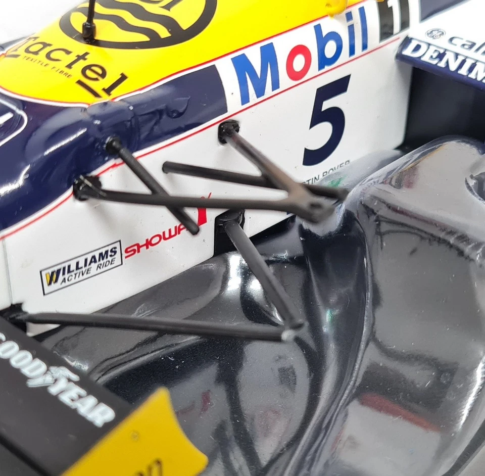 MCG 1/18 Williams FW11 #5 N. Mansell British GP 1986 WHEEL Diecast model F1 car - Image 4 of 4