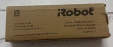 Spare Rubber Brushes for iRobot Roomba Vacuum 4763365