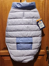 Dog Top Paw Puffer Jacket Lavender Size Medium 