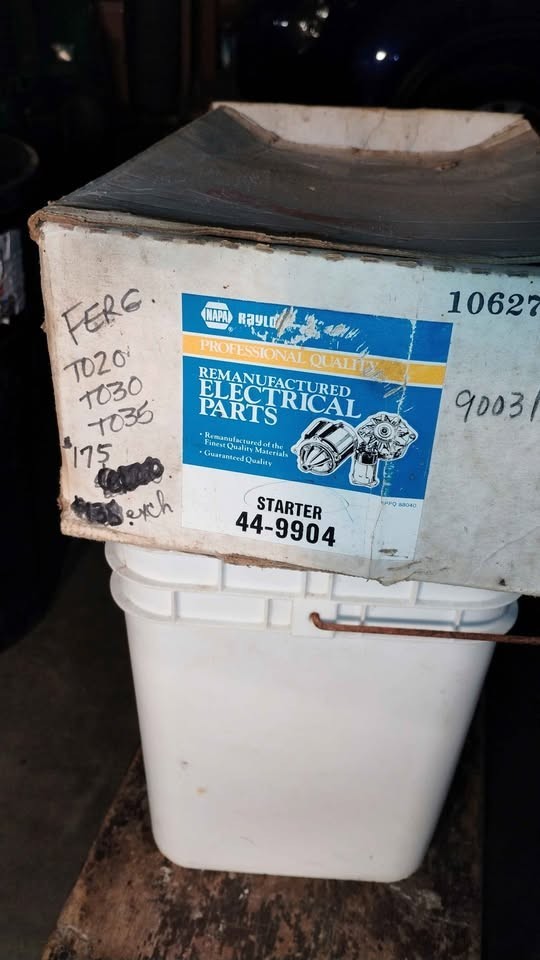 Massey Ferguson Tractor starter