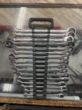Matco 7grcxl 16pc Metric Ratcheting Combination Wrench Set 8mm-24mm Chrome