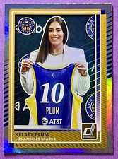 Kelsey Plum 2025 Panini Donruss WNBA HOLO PARALLEL Card #12 SPARKS