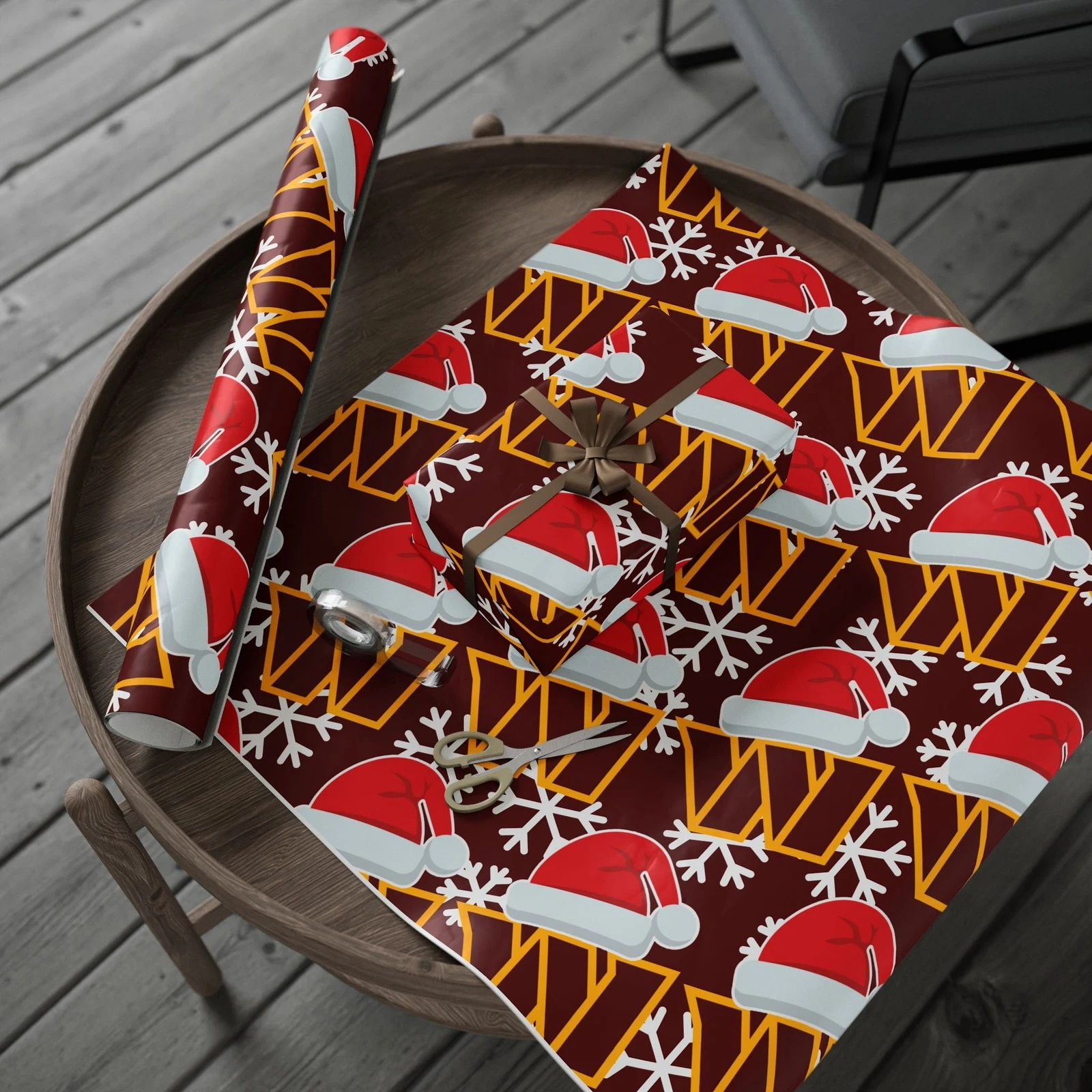 Washington Commanders Papers, Christmas Gift Wrap, Football Team Presents