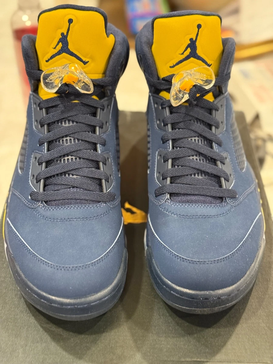 Jordan 5 2016 Michigan PE for Sale | Authenticity Guaranteed | eBay