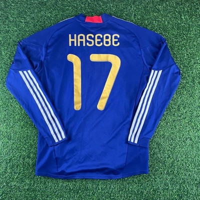Makoto Hasebe Japan 2010 Long Sleeve Jersey Shirt Kit – US XL