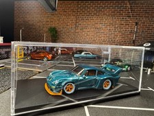 Custom Hotwheels Porsche 934.5 In Candy Teal Onto Polished Metal Body 1:64 Scale