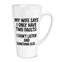 Gift Base 17 Oz GroßE Latte Tasse Becher Keramik Weiß Valentines