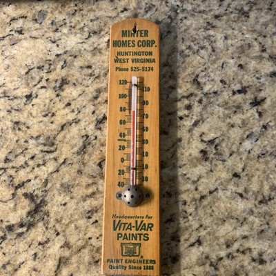 Wooden Thermometer Vita-Var Paints