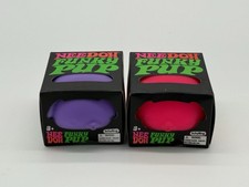 NeeDoh Funky Pup Pink Purple 2 Pack Schylling Squishy Sensory Fidget NEW