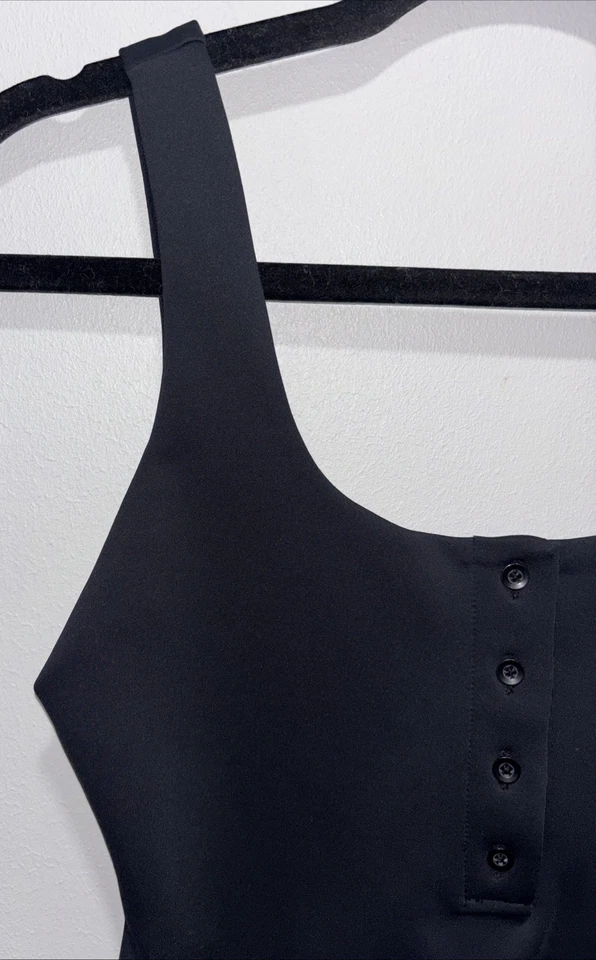 Женский боди на пуговицах Alice + Olivia Classics 1/4 черный размер S - Изображение 2 из 4