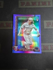 2025 Topps Update Ryan Fitzgerald Rookie Purple Parallel Card /250 #US308