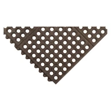 NOTRAX 501S0033BL Drainage Mat,3 ft. L,3 ft. W,Black 52ZZ12