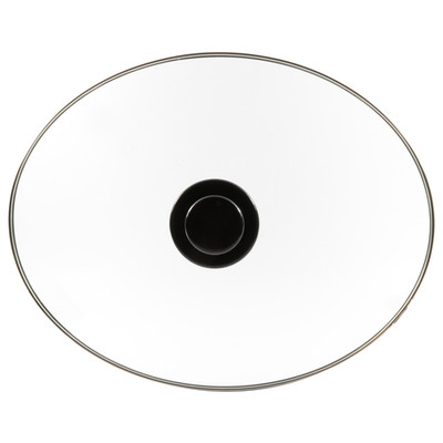 Univen Oval Shaped Glass Lid Compatible with Hamilton Beach 6 Quart Slow Cooker