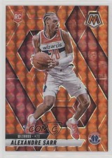 2024-25 Panini Mosaic Rookies Orange Prizm 101/249 Alexandre Sarr #216 19l7