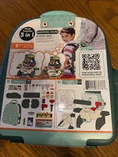 BOWA 3 in 1 School Bag Supermarket/ Cash Register Play Set, 29 Pieces NEW