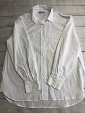 SO Goods For Life Shirt Mens XL White Long Sleeve Button Down Stretch Casual