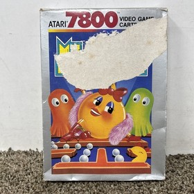 Atari 7800 Games Lot Of 5 Ms PAC Man Dig Dug Choplifter Food Fight Tested