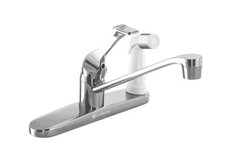 Glacier Bay Single-Handle Chrome Kitchen Faucet with Side Sprayer 67552-1201