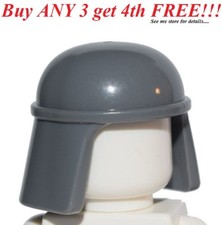 ☀️NEW Lego Minifig Hat Helmet Dark Bluish Gray SW Imperial Pilot Head Piece