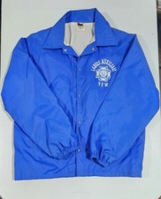 Vintage Ladies Auxillary Vfw Coat Jacket Blue Womens Auburn Sportswear Made Usa