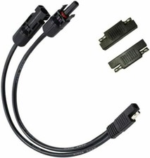 Solar Panel Cables to SAE Connectors Adapter 10AWG PV Cable Wire for RV Caravan