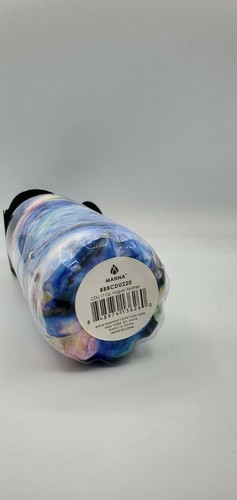 Vogue Metallic Vacuum Bottle Hot Cold 17 oz Stainless Steel blue marble - Picture 10 of 12