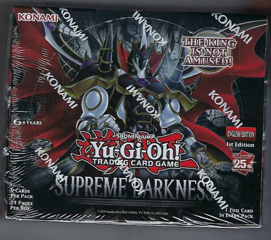 Yugioh Supreme Darkness Booster Box 1st Edition Factory Sealed | eBay