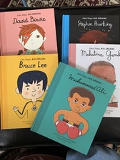 TRAILBLAZING MEN Little People Big Dreams Gift Set 5 Books Box Series