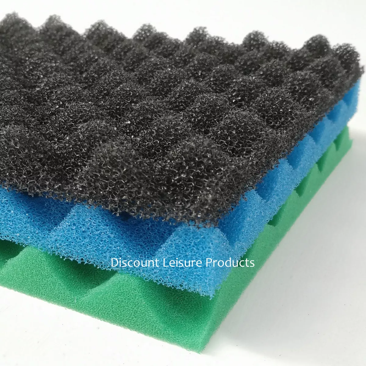 Fish Pond Filter Foam Sponge Set Of 3 11 x 17, 25 x 18 OR 43 x 21