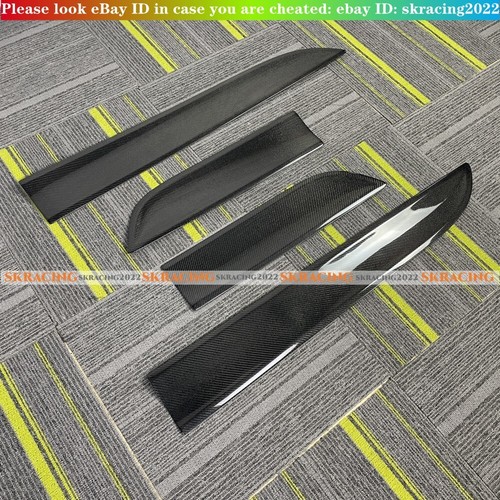 For 2014-2023 Porsche Macan Real Carbon Fiber Door Panel Trims Side Blades Set - Imagen 3 de 9