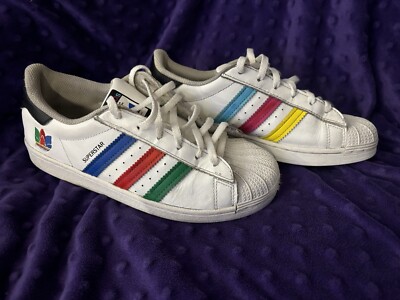 adidas Superstar C White Preschool Kid's Shoes, Size: 3