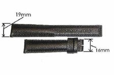 EBERHARD cinturino nero AIGLON leather strap 982 x 41016 41116 41216 *ORIGINALE