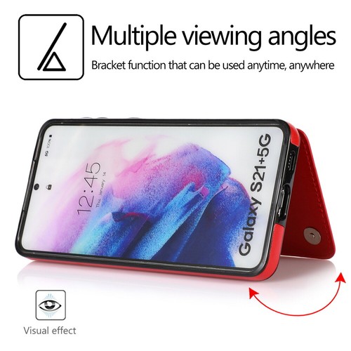 Leather Card Slot Wallet Case Cover Kickstand For Samsung Galaxy A13 A33 A53 A73 - Picture 39 of 81
