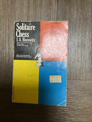 Solitaire chess I. A. Horowitz Complete Book PB 1972