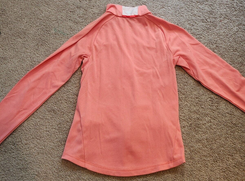 WOMENS XS HELLY HANSEN ZIP FRONT SWEATJACKET outerwear ACTIVE WEAR PINK CORAL - Picture 8 of 9
