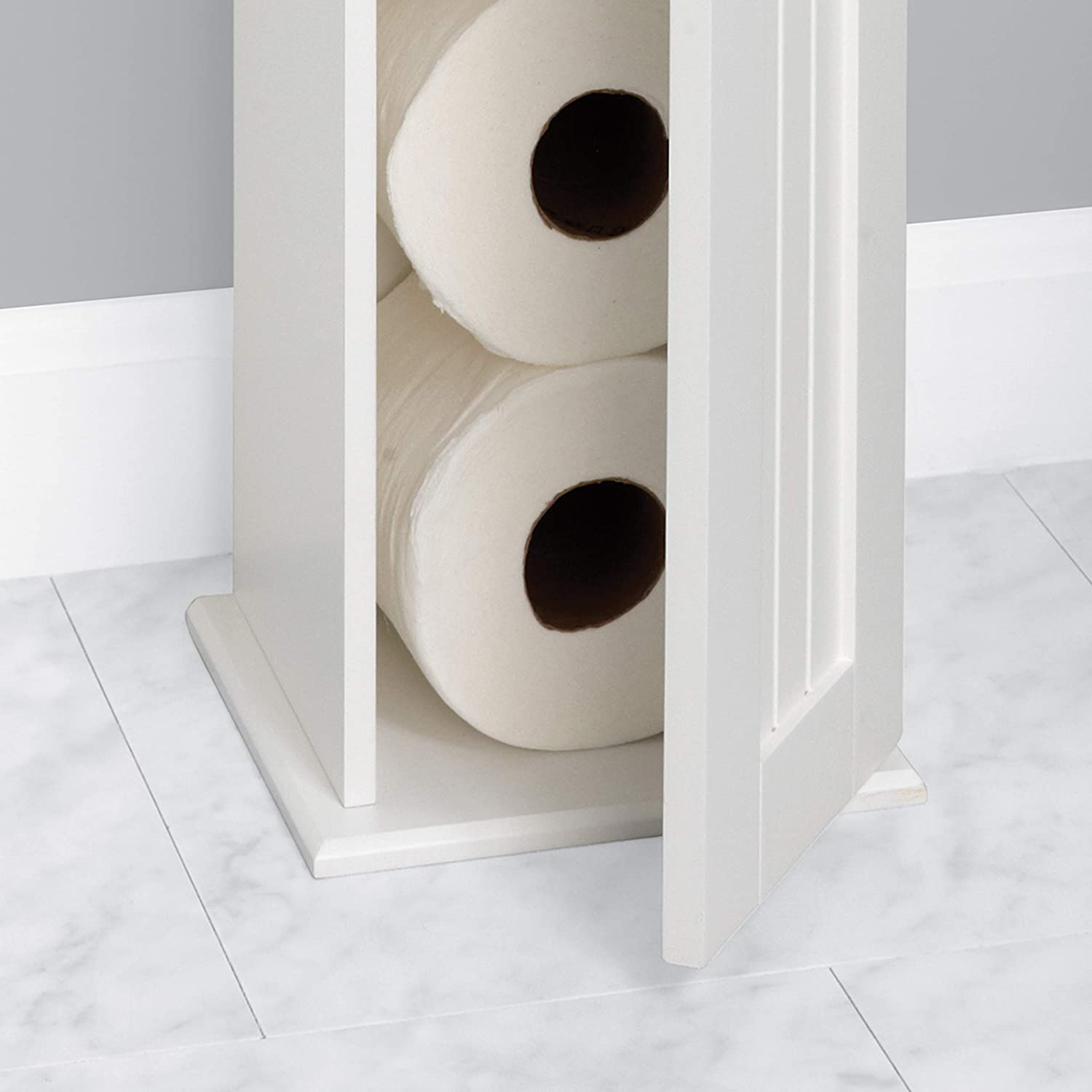 Zenna Home E9153WW Bathroom Storage, 4 Rolls, White 313042027035 eBay