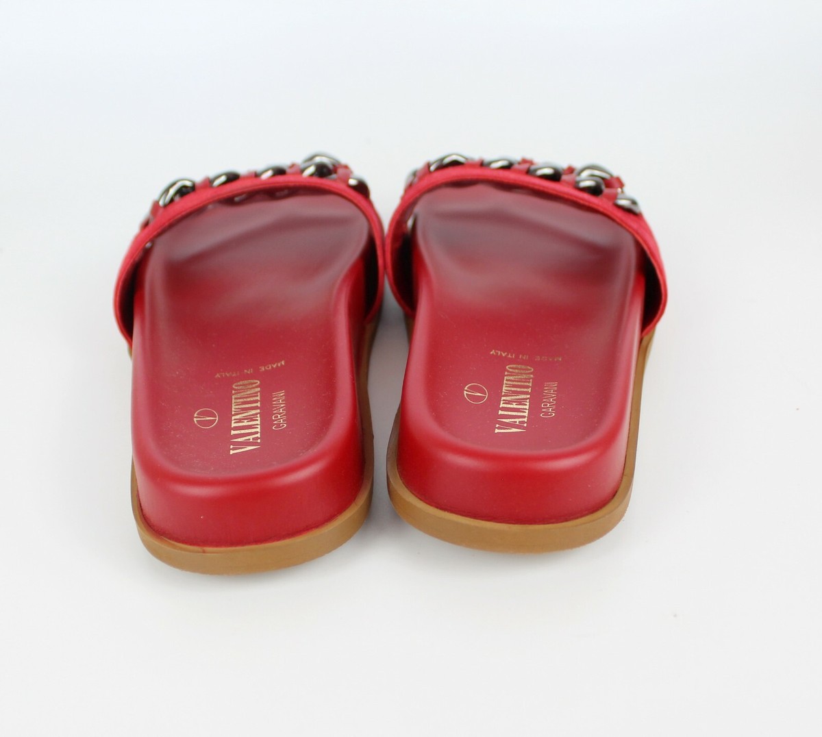 NEW VALENTINO GARAVANI Chain Slide Sandals for Summer Luxe  display picture 3