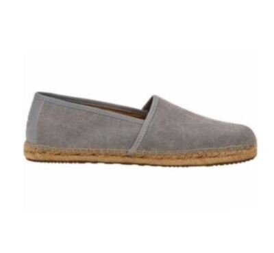 UGG Australia Herren Schuhe Mokassins Slipper Kas Gr 40,5 42 grau Lammfell Kork