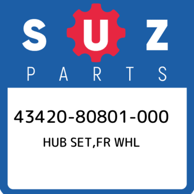 43420-80801-000 Suzuki Hub Set FR WHL 4342080801000 Genuine OEM